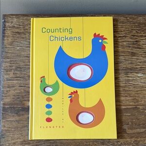 Counting Chickens Book by Flensted Hardcover NEW